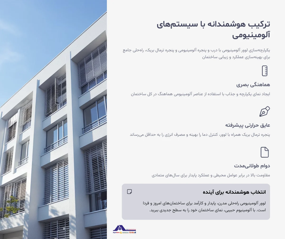 کاربرد لوور آلومینیومی در نما