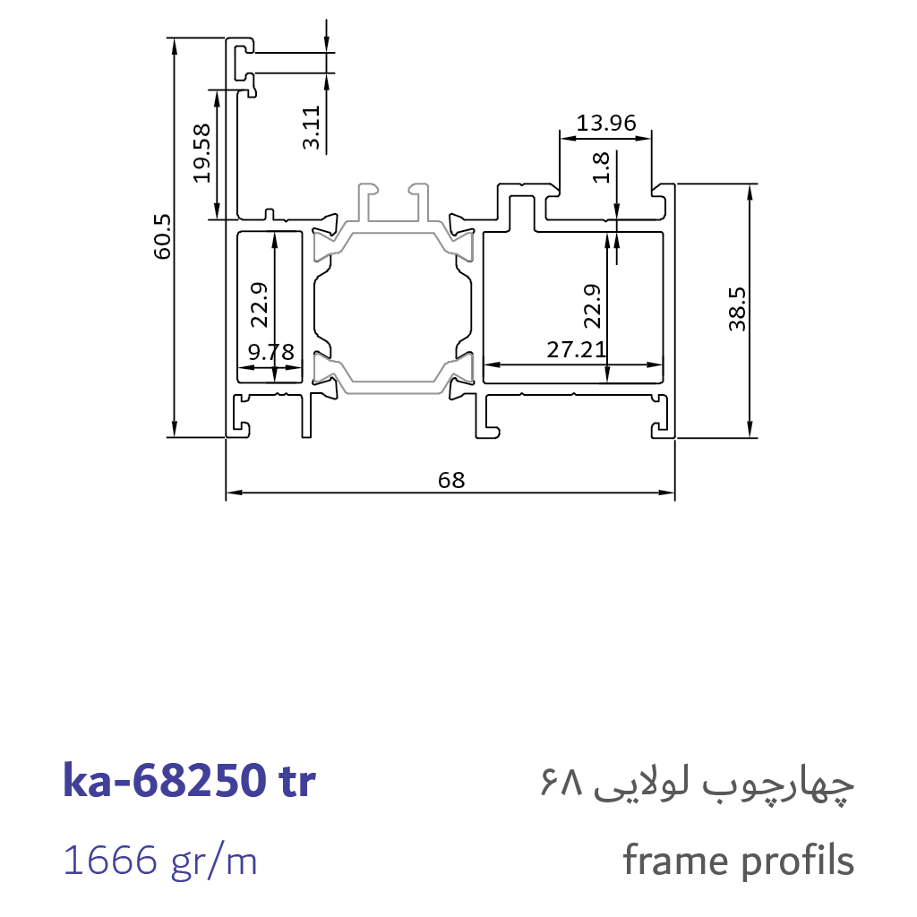 1- frame profile