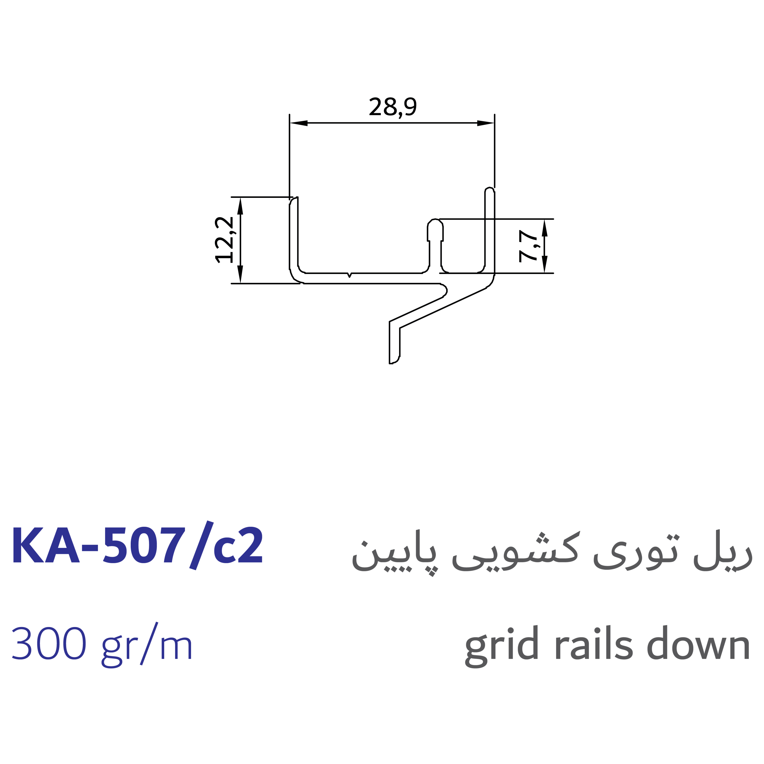 4- grid rails down