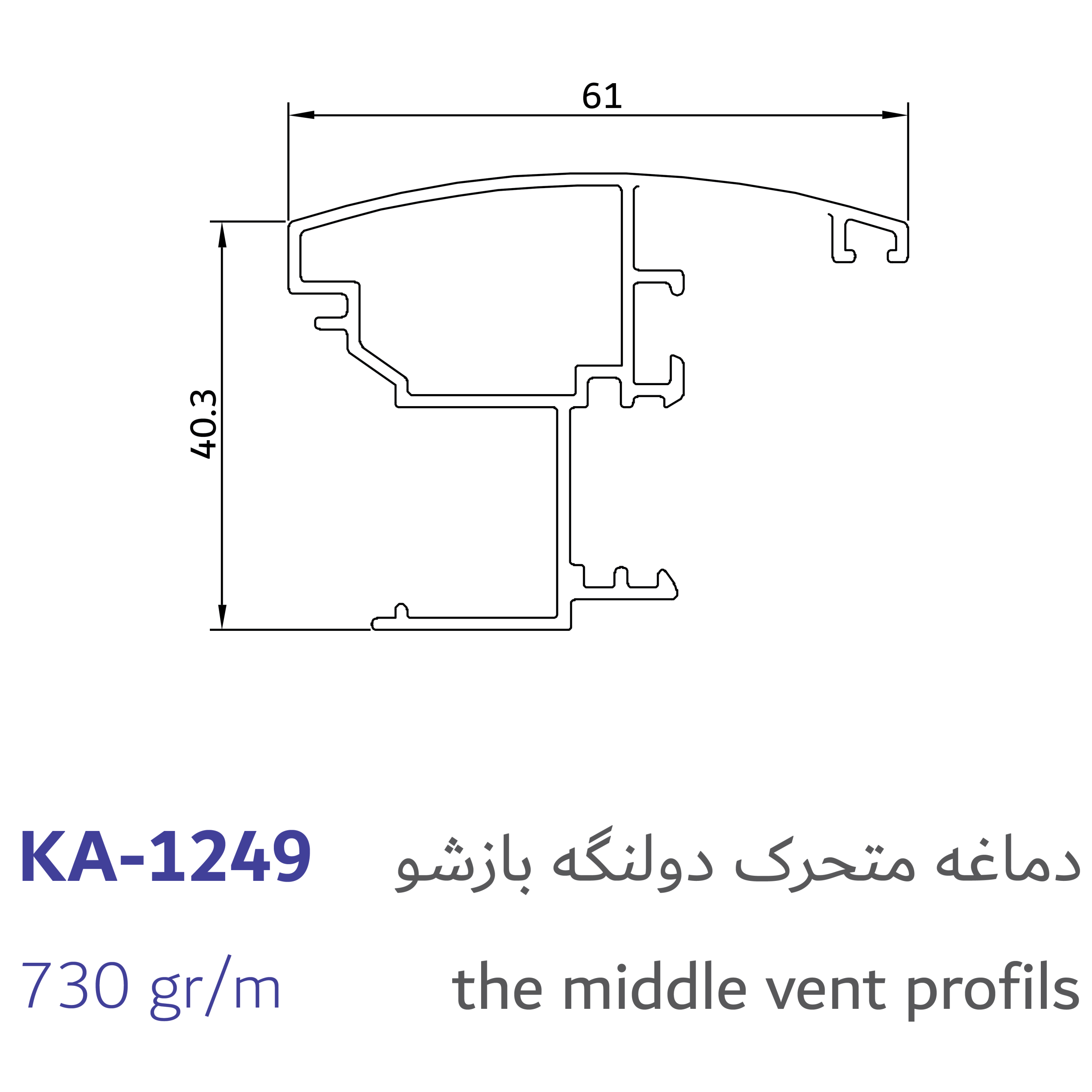 4-the middle vent profils
