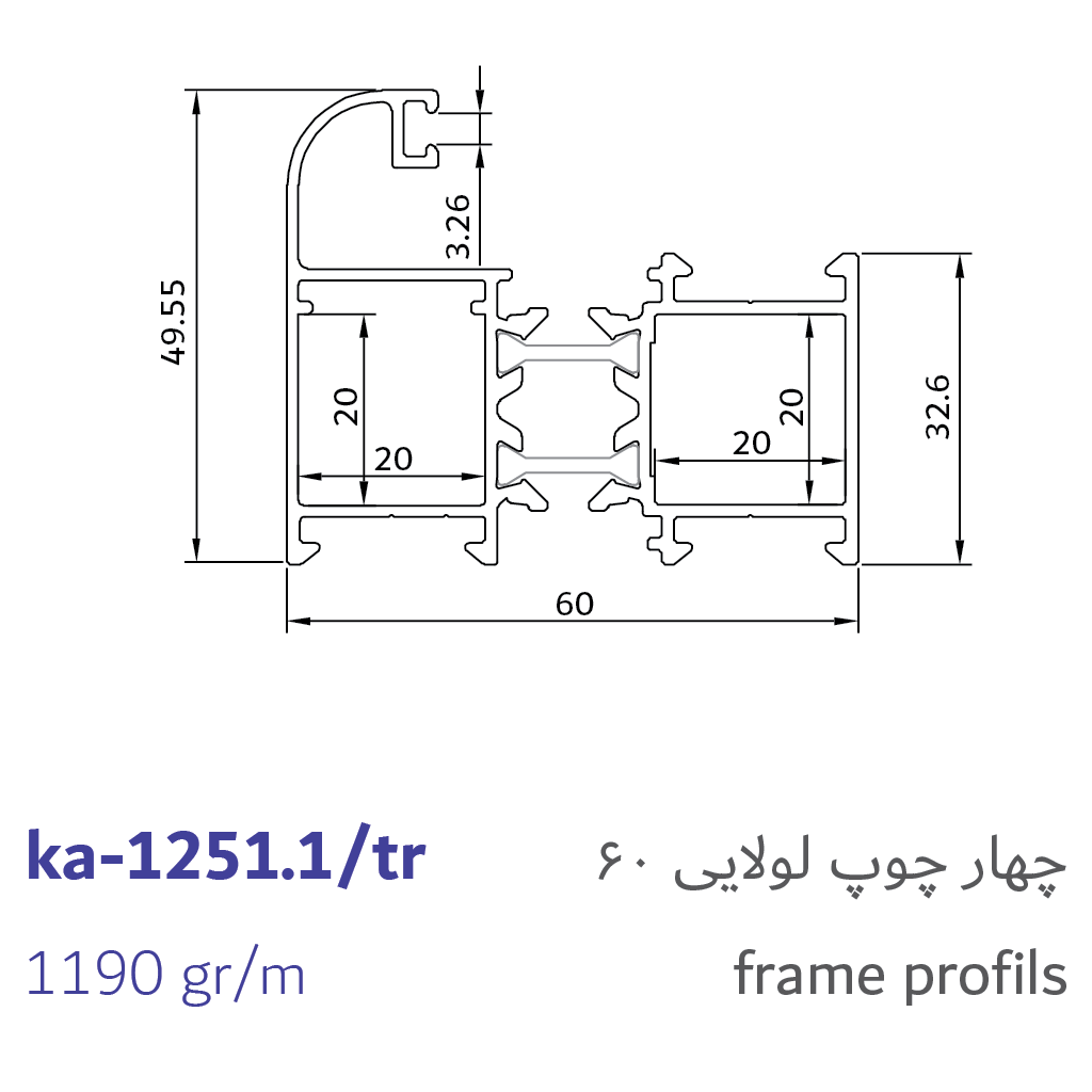5- frame profiles