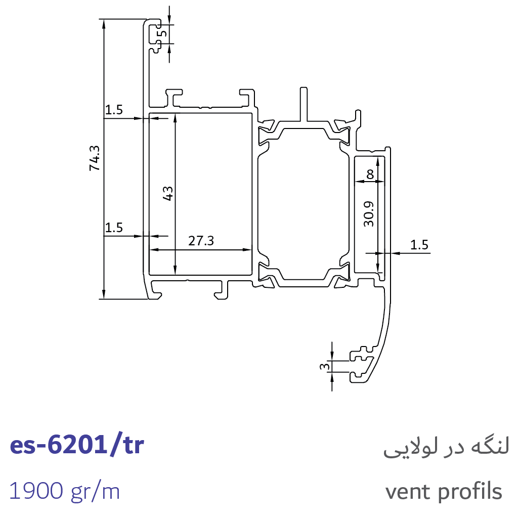 5- vent profiles