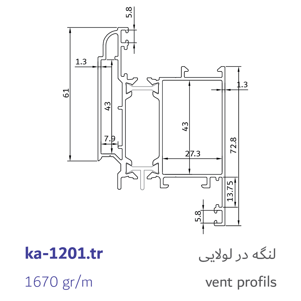 6- vent profiles