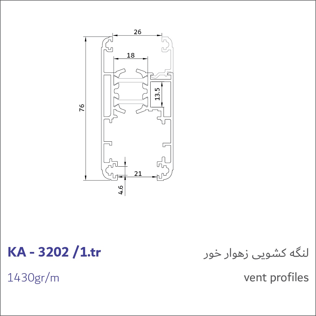 6- vent profiles